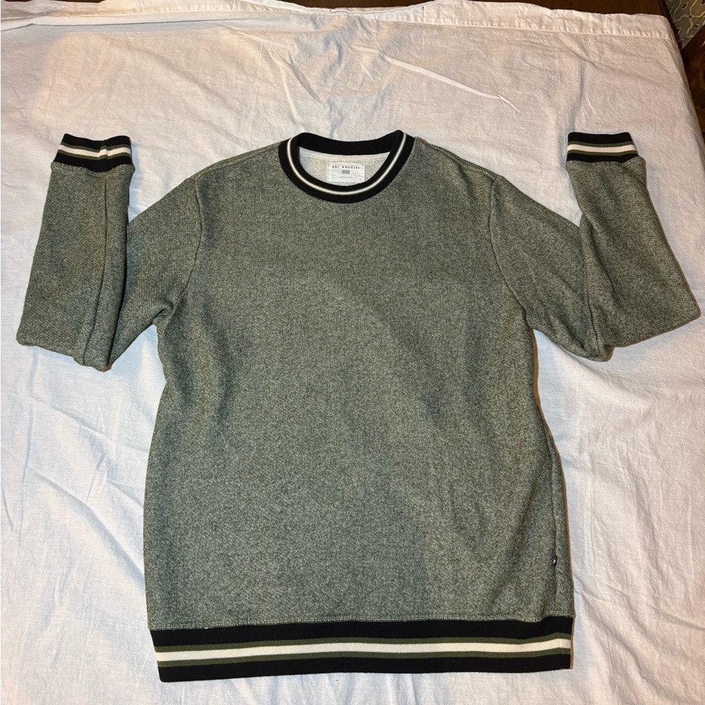 Sol Angeles Heather Gray Crewneck Sweater